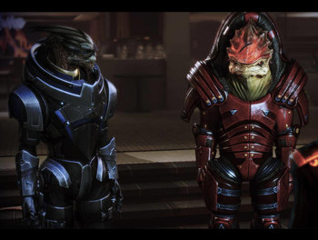 https://static.tvtropes.org/pmwiki/pub/images/me3_citadel_dlc___garrus_and_wrex_by_chicksaw2002_d5xc32q_pre.jpg