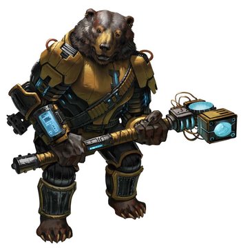 https://static.tvtropes.org/pmwiki/pub/images/uplifted_bear.jpg